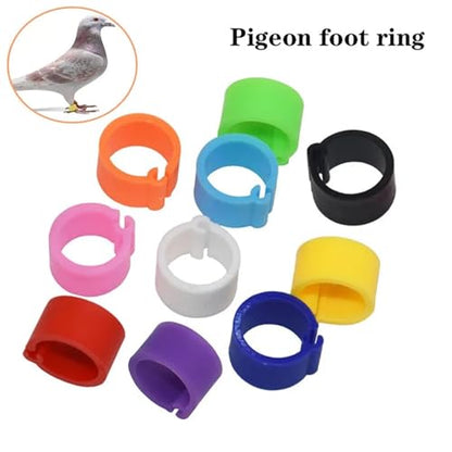 25pcs 100pcs Chicken and Duck Pigeon Leg Small Foot Ring Clasp Poultry Chick Goose Animal Identification Tool for Easy Flock Management(Poultry Green 25pcs) - color: Poultry Green 25pcs