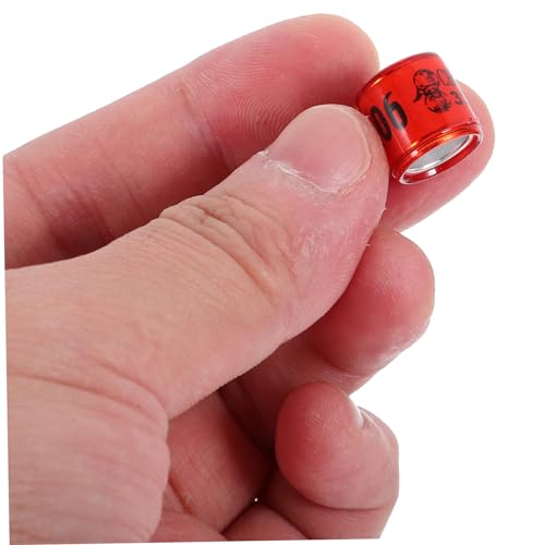 BESPORTBLE 100pcs Mixed Pigeon Leg Bands Foot Rings for Poultry Birds and Chickens Easy Identification Supplies for Racing Pigeons Parakeets and Style