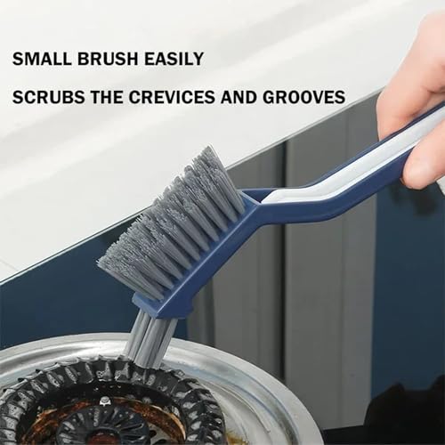 Professional Long Handle Scrub Brush with Hard Bristles for Tile Grout, Bathtub, Sink, Floor & Ceramic Surfaces Cleaning