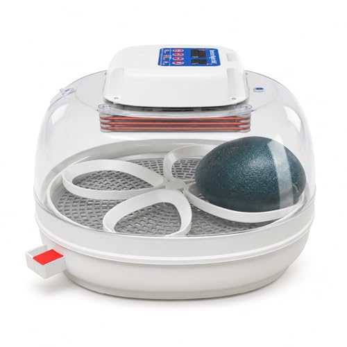 Emu Egg Turner for Nurture Right 360 Incubator – Replacement Tray Insert for Large Eggs, Automatic Egg Turning Accessory, Stable Hatch Support (White, Emu Egg Turner)