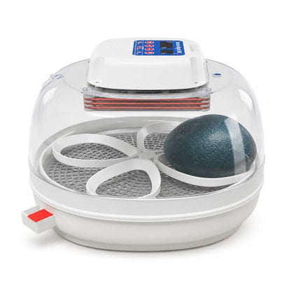 Emu Egg Turner for Nurture Right 360 Incubator – Replacement Tray Insert for Large Eggs, Automatic Egg Turning Accessory, Stable Hatch Support (White, Emu Egg Turner)