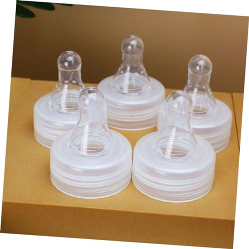 TOYANDONA 250ml Small Pig Feeding Bottle Silicone Nipple and Lid for Lambs and Piglets Durable Milk Container