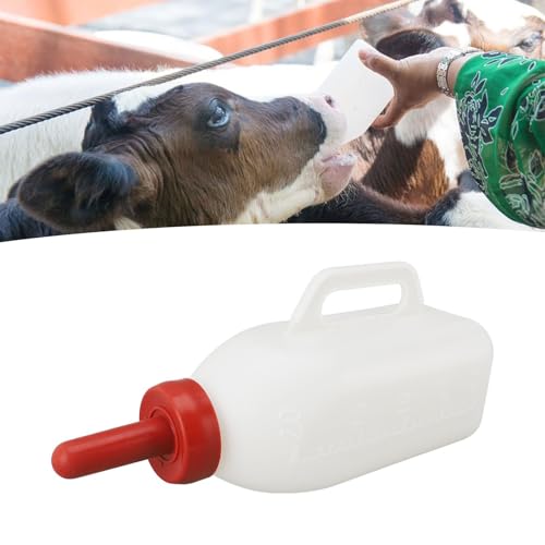 Calf Feeding Calf Bottle 1-5L Capacity Milk Feeders with Handle and Silicone Nipple for Easy Nursing - 3 Liters - color: 3 Liters