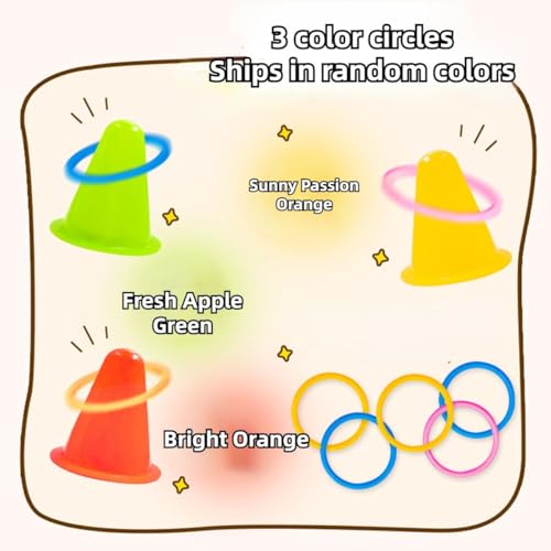 Rabbit Training Rings Toy Interactive Educational Stacking Rings 5 Random Colors Puzzle Toys for Small Animal Bird Kitten Ferret Guinea Pig Squirrel (Yellow) - color: Yellow