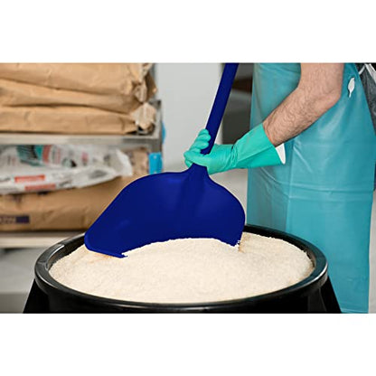 SPARTA Polypropylene Sanitary Shovel, One-Piece Molded Food and Ice Scoop for Commercial Kitchen and Bulk Ingredient Transfer, 10" x 13.75" Scoop, Blue - color: Blue, size: 10" x 13.75" Scoop