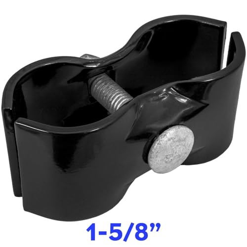 Chain Link Fence Bull Dog Commercial Duty Gate Hinge-for 4" Outside Diameter Gate Post/Pipe & 1-5/8 Thru 1-7/8" Gate Frames-Galvanized Chain Link Post Gate Hinge-Hinge Nuts/Bolts Included - size: 4" Post - CASE