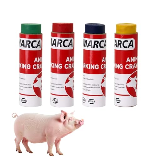 Animal Paint Stick | Farming Reusable Highly Visible Marker - Paint for Marking Animal Skin,for Vaccination Identification Outdoor Farming Grassland Outside Farm Livestocks