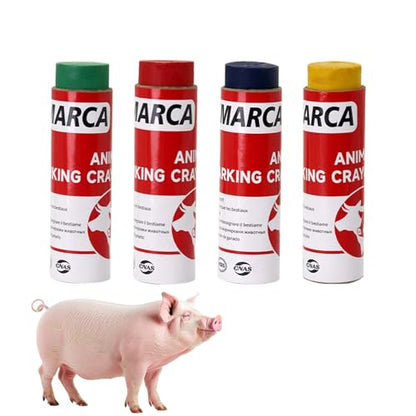 Animal Paint Stick | Farming Reusable Highly Visible Marker - Paint for Marking Animal Skin,for Vaccination Identification Outdoor Farming Grassland Outside Farm Livestocks