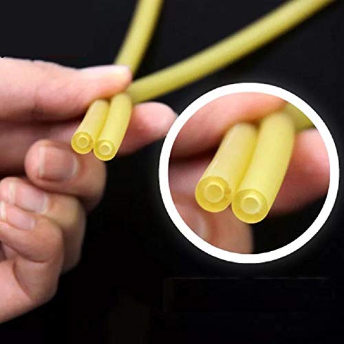 Natural Latex Rubber Tubing Speargun Band Slingshot Catapult Surgical Tube Rubber Hose (33ft/ 0.24"OD 0.16"ID) - color: Natural, size: 0.24''OD 0.16''ID 33FT
