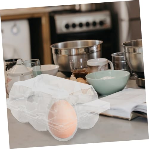 6pcs Easter Egg Cartons Jumbo Egg Cartons for Goose Reusable Display Tray Storage - size: 21.00X14.00X9.50CM