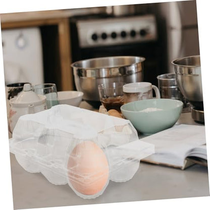 6pcs Easter Egg Cartons Jumbo Egg Cartons for Goose Reusable Display Tray Storage - size: 21.00X14.00X9.50CM