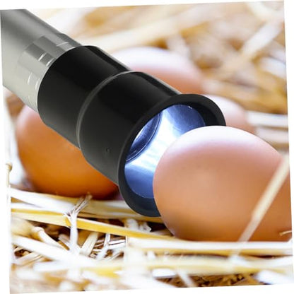 BESPORTBLE Portable Egg Candler Lamp for Poultry Incubation Lightweight Durable Design with Bright Led Light for Egg Development Monitoring