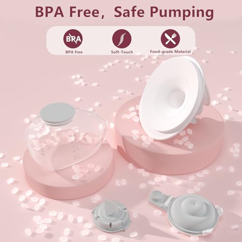 1 Pack M9 Full Set Breast Replacement Part for Momcozy Upgraded Mobile Flow | Upgraded M9, Including 24mm Flange, Gray Valve, Gray Diaphragm,Storage Bottle with Lip,Not Original Parts,One Overall-24mm - size: 1pcs Gray 24mm Full Set
