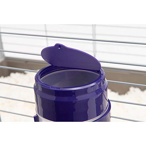 Lixit® Lever Valve Top Fill No Drip Water Bottles for Rabbits, Chinchillas, Ferrets, Guinea Pigs and Adult Rats (Purple (Pack of 1), 16 Ounce) - color: Purple (Pack of 1), size: 16 Ounce