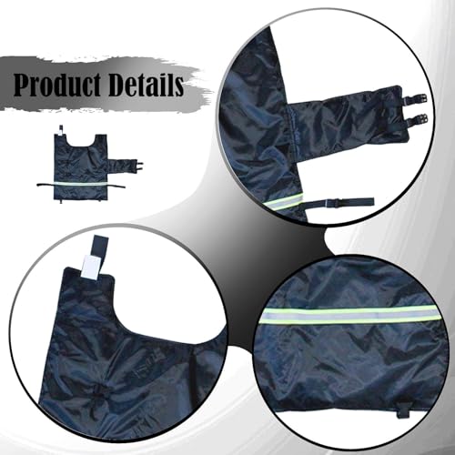 Oxford Cloth Calf Warmer, Keeps Calves Warm, Coat, Jacket for, Black - color: black