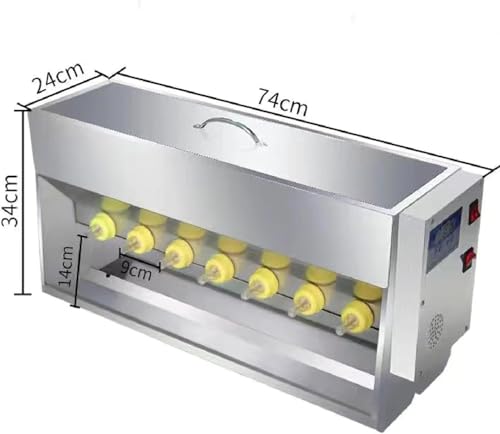 Automatic Piglet Feeder Machine with Sound Simulation, Double-Sided Sile Nipples, 10 Nipples for Efficient Milk Feeding and Lactation Support for Healthy Growing Piglets - size: 14Nipples