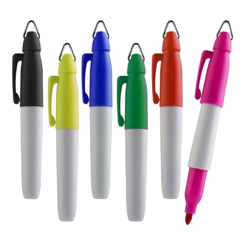 TH Golf Mini Permanent Markers | Assorted Colours | Fine Point | 6 Count (Mixed Pack of 48) - color: Mixed Pack of 48