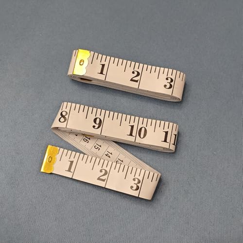 2 Pack Soft Tape Measure Double Scale 120-inch/300cm, Fabric Craft Tape Measure & Medical Body Measurement, Sewing Flexible Vinyl Ruler & Measuring Tape for Body Weight Loss (White) (White*2) - color: White*2