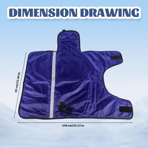 Calf Blankets for Winter Soft Warm Thickened Goat Waterproof Windproof Adjustable for Cow Ox Horses