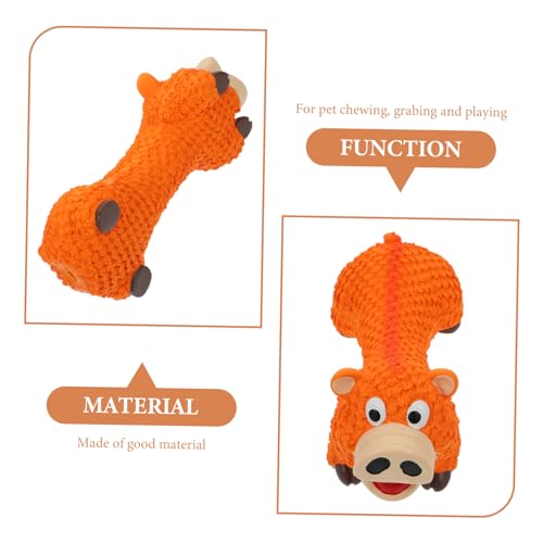 POPETPOP Pet Chewing Toy Interactive Molar Plaything for Dogs and Squeaky Pig Design for Boredom Relief and Training Fun