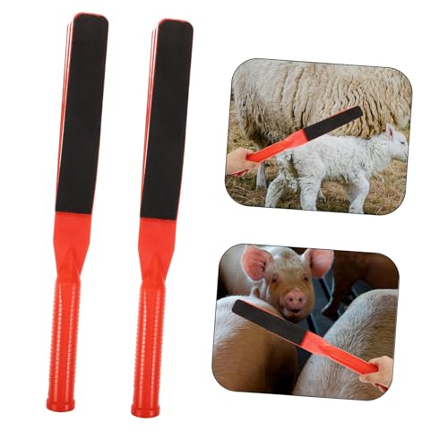 POPETPOP Handheld Pig Paddle Tool for Livestock Handling Durable Construction Ergonomic Grip Lightweight Design for Cattle and Sheep Management Farm Equipment