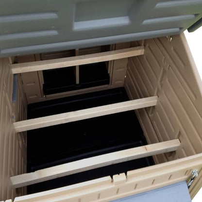 Formex Snap Lock Large Chicken Coop Backyard Hen House 4-6 Large 6-12 Bantams - style: Large Coop