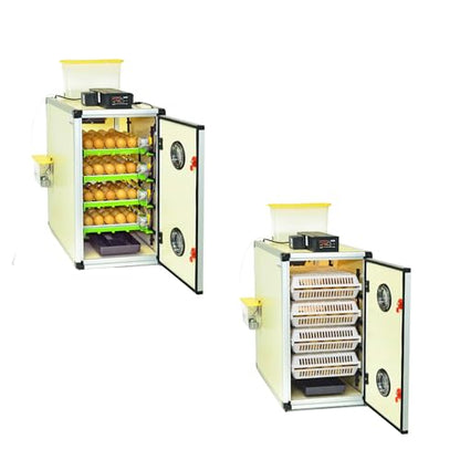 240-Egg Incubator Kit (120 Setter + 120 Hatcher) with Automatic Turner & Digital Control – Quail, Chicken, Duck, Goose & More – By Hatching Time - size: 240 Eggs (120 Setter + 120 Hatcher)