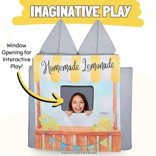 Couch Swag Play Panel for Childrens Foam Sofa Kids Couch (Lemonade Stand) - style: Lemonade Stand