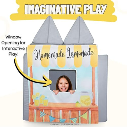 Couch Swag Play Panel for Childrens Foam Sofa Kids Couch (Lemonade Stand) - style: Lemonade Stand