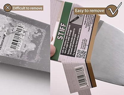 ROLLINGDOG 3 Inch Pole Scraper - Stainless Steel Bent Blade With Anti-Slip Rubber Handle, Heavy Duty Paint Remover Scraper Tool - color: 1pc Paint Scraper
