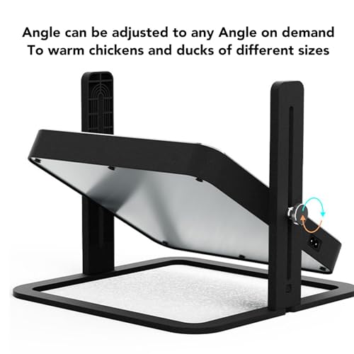 Adjustable Chick Brooder Heater for Chicks and Ducklings, Constant Temperature Control and Height Adjustable Heating Plate (US Plug 95‑125V)