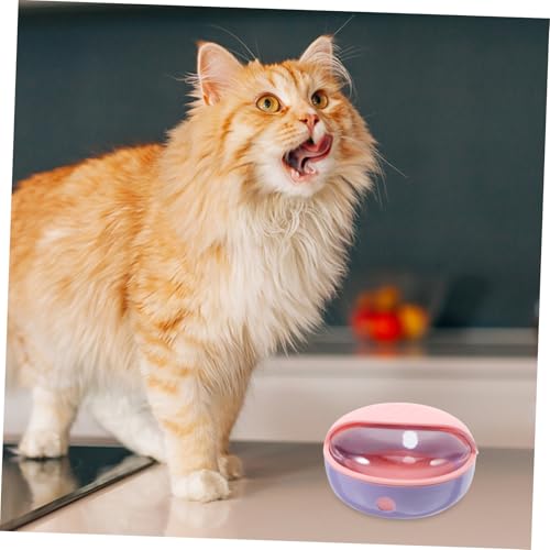 WOONEKY Small Pet Feeder with Pacifiers Spout Spillproof Milk Bowl for Puppies and Kittens Durable Material Versatile Design for Cats and Dogs for Newborn Pets