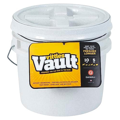 Gamma2 Vittles Vault Dog Food Storage Container, Up to 10 Pounds Dry Pet Food Storage, Made in USA - size: 10 Pound