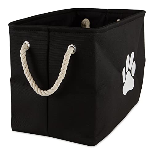 Bone Dry Pet Storage Collection Collapsible Bin, Black, Medium Rectangle - color: Black, size: Medium Rectangle