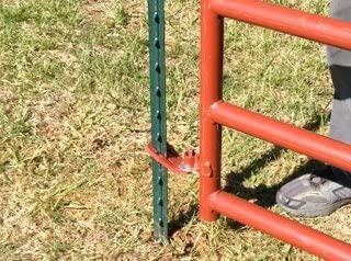 T-Post Hinge Pins - Hang Gate - Made in USA - Fully Patented (Please Don't Buy knockoffs), Easy, Cost-Effective Alternative. Fully Patented and Made in America.