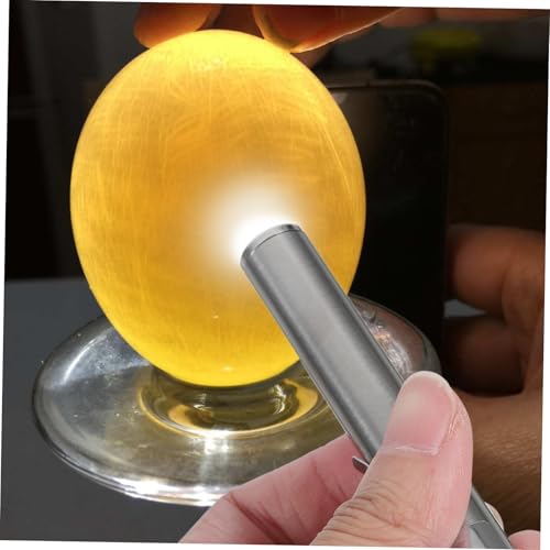 TOYANDONA LED Egg Candler Portable Egg Incubation Tool with Bright for Monitoring Chicken Duck and Bird Eggs Hatching Easy to Use and Carry