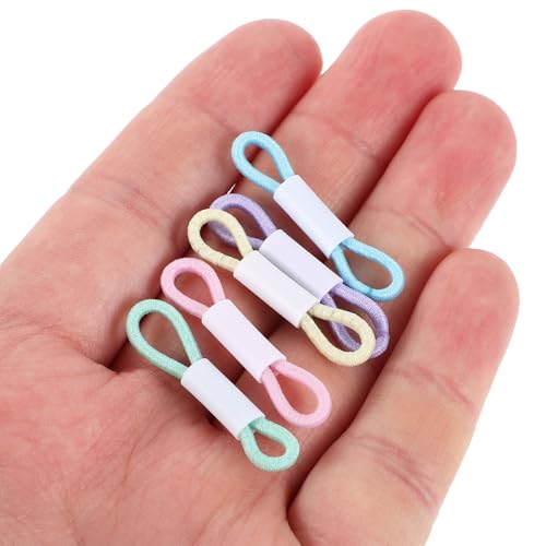 KESYOO Elastic Leg Rings for Poultry Chicks Babies, 200 Pieces Multicolor, Adjustable Bands for Quick Identification in Poultry Farms Color