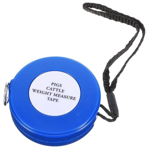 Animal Measuring Tape 2.5m for Goat Cattle Pig Weight and Girth Measurement Soft Sturdy Tape Measure for Livestock Farming Use