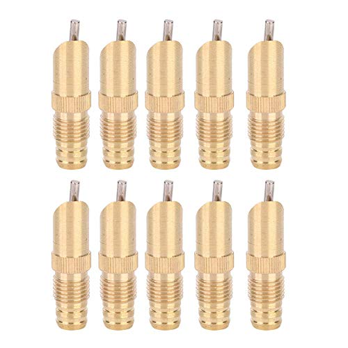 Mumusuki Rabbit Nipple Drinker Kit, 10Pcs Metal Automatic Rabbit Watering System Kit Waterer Bunny Rodent Poultry Watering System Tool Cage Accessories