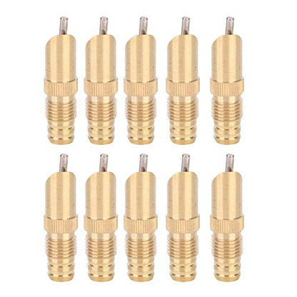 Mumusuki Rabbit Nipple Drinker Kit, 10Pcs Metal Automatic Rabbit Watering System Kit Waterer Bunny Rodent Poultry Watering System Tool Cage Accessories