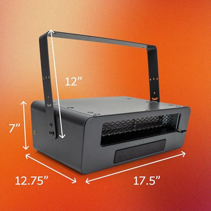 Heat Storm HS-6000-GC Heater, Gray, 7"D x 18"W x 13"H