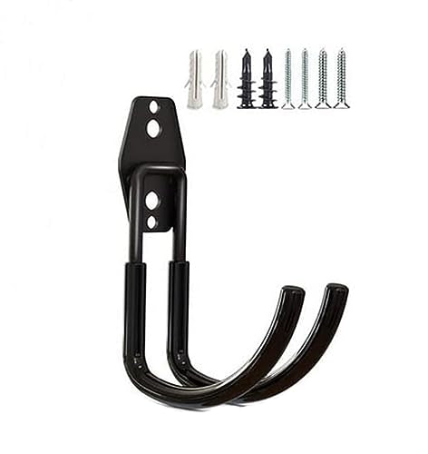 zoele Wall Mounting High Velocity Floor Fan Bracket, Wall Mount Industrial Grade Floor Fan Hook Hanger, Wall Fan Support Hook kit (Black) - color: Black