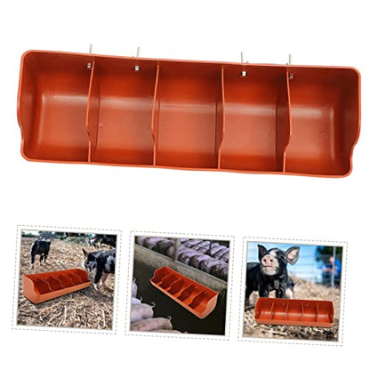 Plastic Pig Feeding Trough Compartment Design for Wet and Dry Food Feeding Tool for Pigs for Farm Supply and
