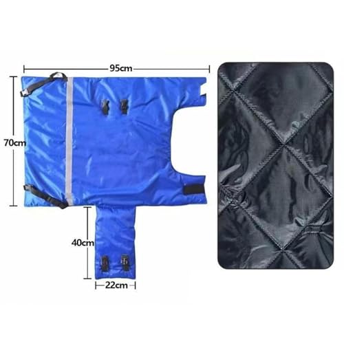 Calf-Warming Clothing, Calf-Warming Blanket, Windproof Oxford, Keeping Calves Warm, Accessories, Blue Jacket, XL Waterproof - color: XL Waterproof