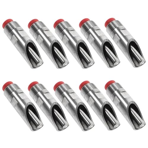 Pig Water Nipple 10Pcs Heavy Duty Stainless Steel Automatic Pig Waterer Livestock Drinking Feeder Farm Animal Supplies Poultry Cattle