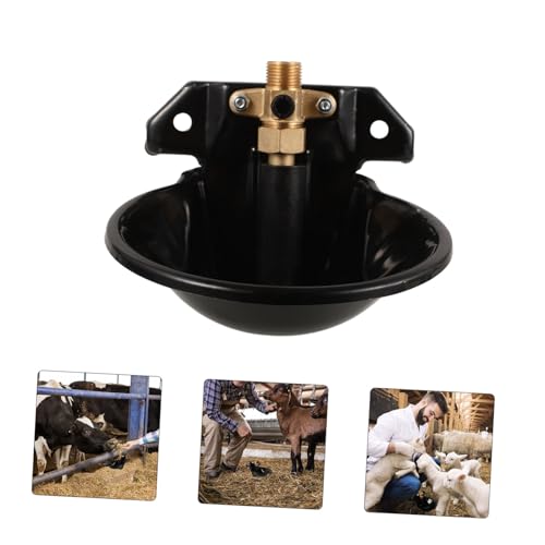 Automatic Cow Waterer Bowl Durable Livestock Water Dispenser for Cattle Horses Sheep Large Capacity Design with Float Valve for Constant Water Level Management
