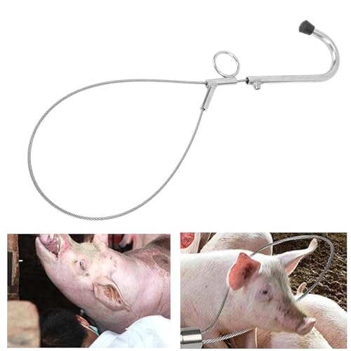 304 Stainless Steel Pig Catcher - Efficient Labor Saving Tool for Pig Control and Management in Farming - Ideal for Farmers and Livestock Handlers