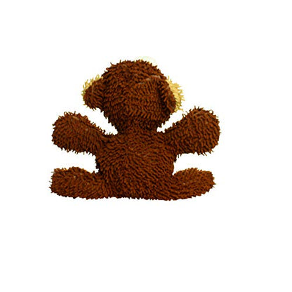 MIGHTY® 2 Pack Microfiber Large Monkey Ultra Durable Plush Dog Toy | Multiple Layers & Reinforced Seams , Washable and Floats , Mighty® Construction - color: 2PK Brown Monkey