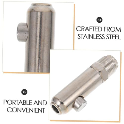 BESPORTBLE Stainless Steel Pig Waterer Nipple Dispenser Splash Design for Clean Drinking Automatic Water Feeder for Livestock Farms and Piglets