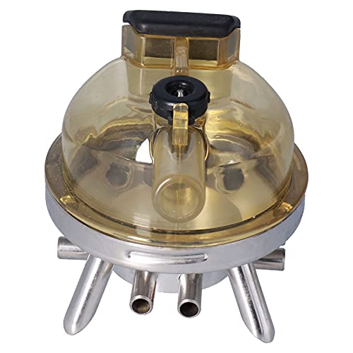 Complete Milking Claw Unit, 400ml Capacity, for Goat Sheep Cow, Stainless Steel Claw, PC Clear Top Cover, Faster and Efficient Milking, for Milking Machine and Milking Parlour